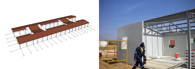 Install the Roof and Wall Panel